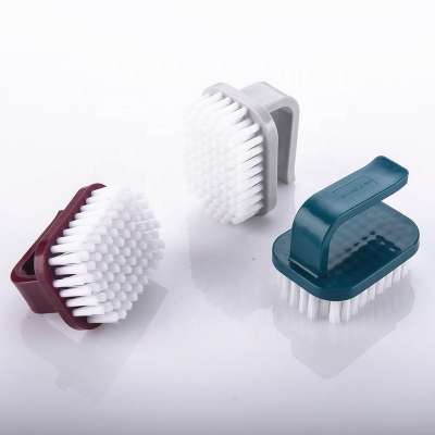 Plastic brush for vegetable cloth wash